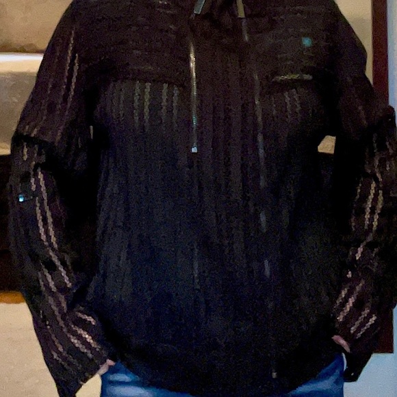 IC by Connie K black double zipper jacket. Size small - Picture 5 of 5